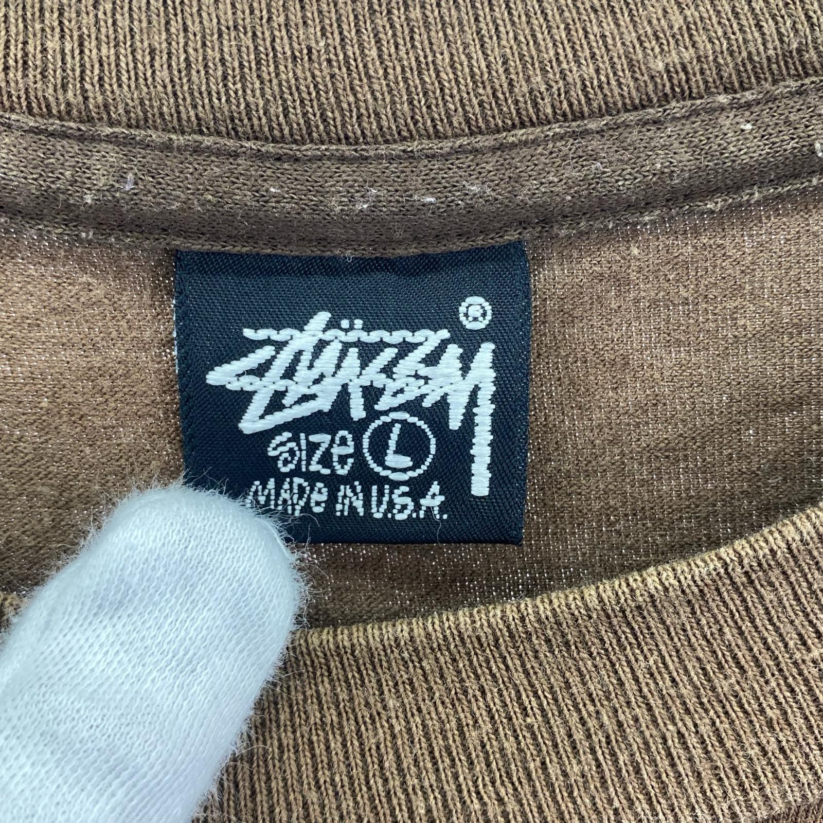 半袖Tシャツ 90s USA製 黒タグ クラウン Tシャツ(L) ブラウン L ブラウン