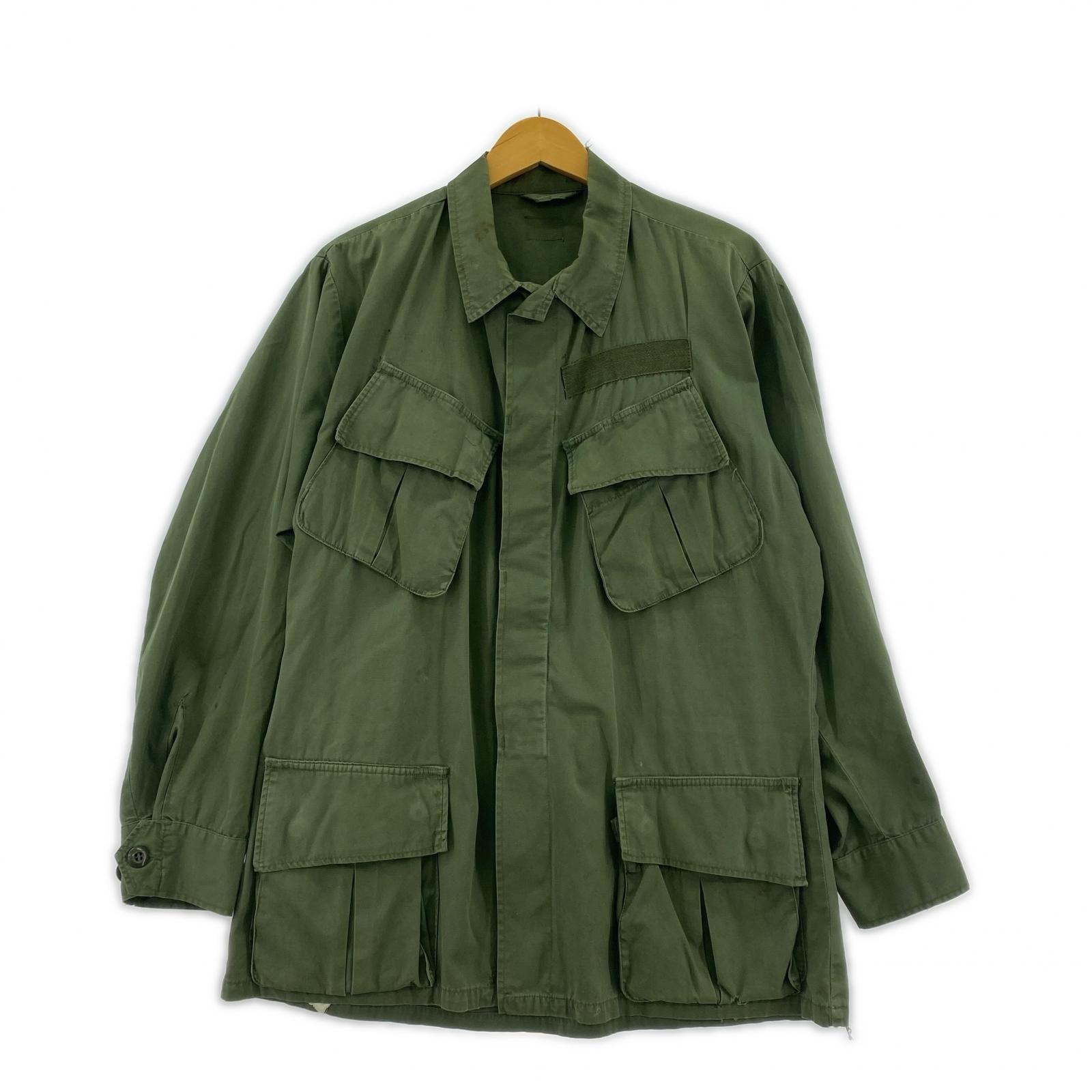 ジャケット 60s U.S.ARMY ジャングルファティーグジャケット 3rd ノンリップ グリーン