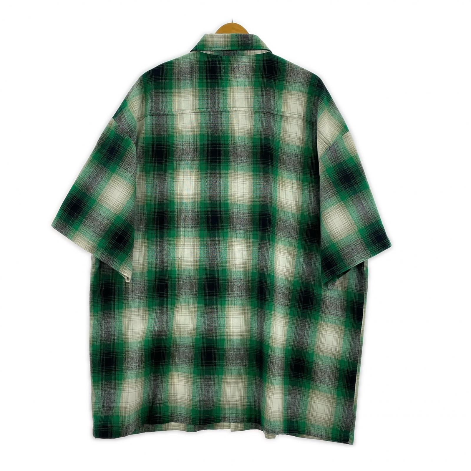半袖シャツ caltop オンブレ 緑
