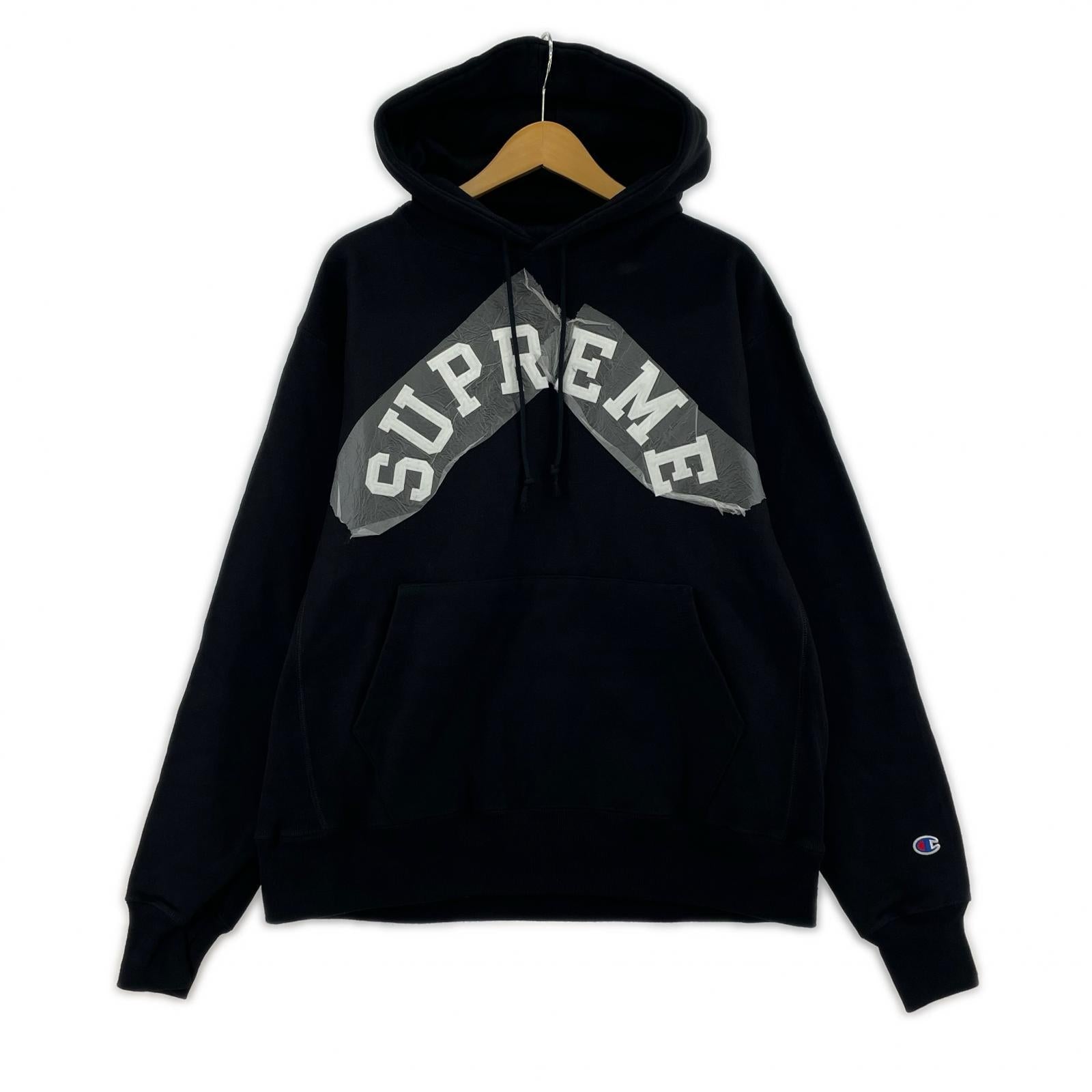 パーカー ×champion 25SS Hooded Sweatshirt (L) 黒 L ブラック
