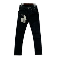 デニムパンツ Rick Owens TYRONE COMBO DENIM 26 ブラック