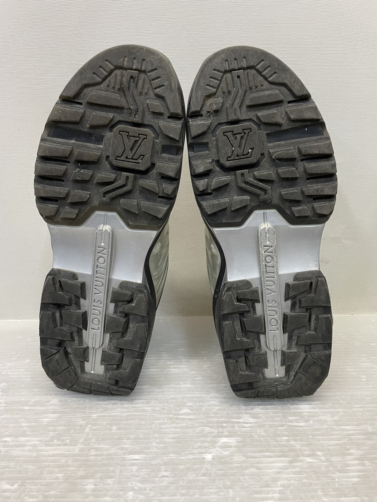 LOUIS VUITTON 21AW ミレニアムライン テックスニーカー 7 ブラック×シルバー