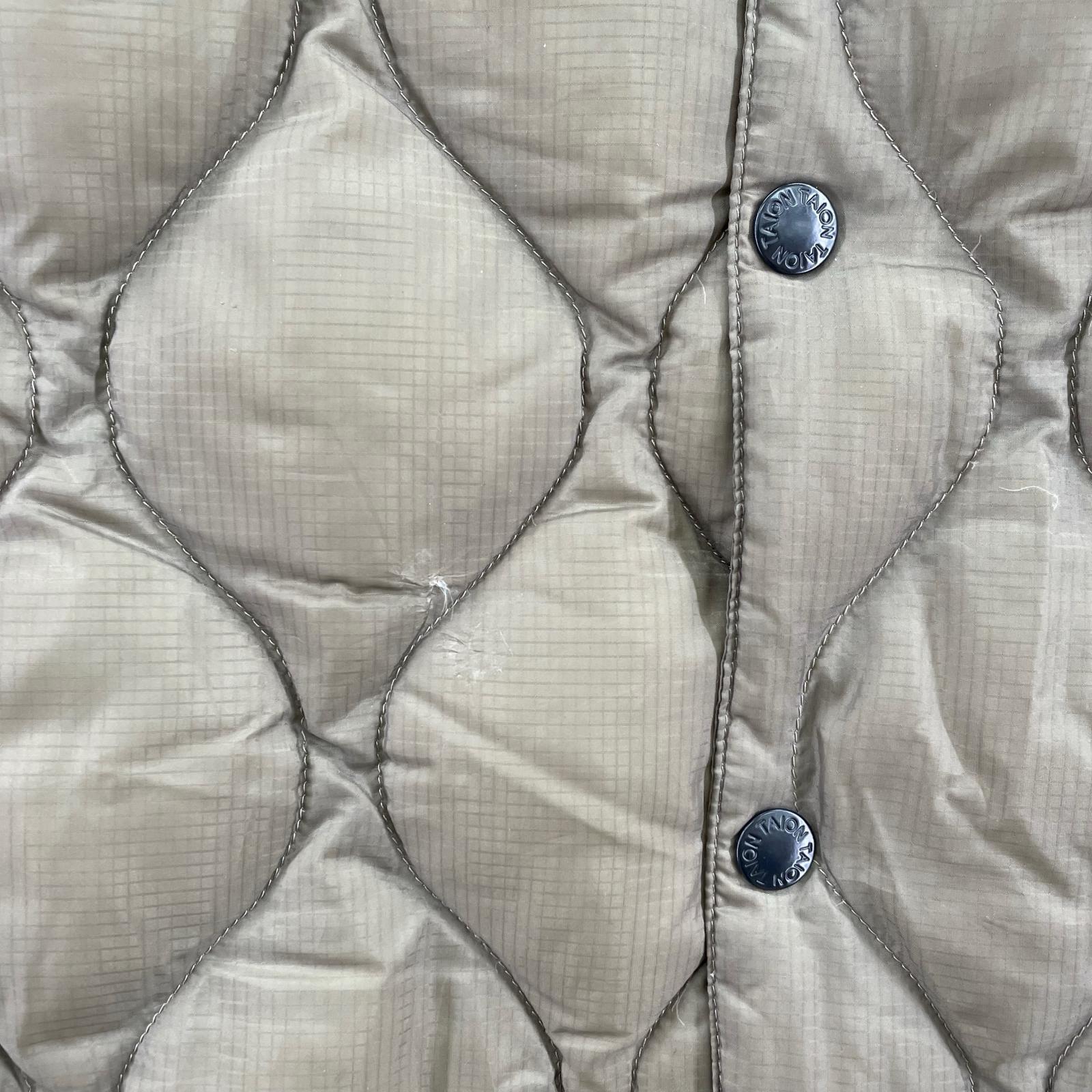 ジャケット F/CE×TAION PACKABLE INNER DOWN インナーダウン カーキ