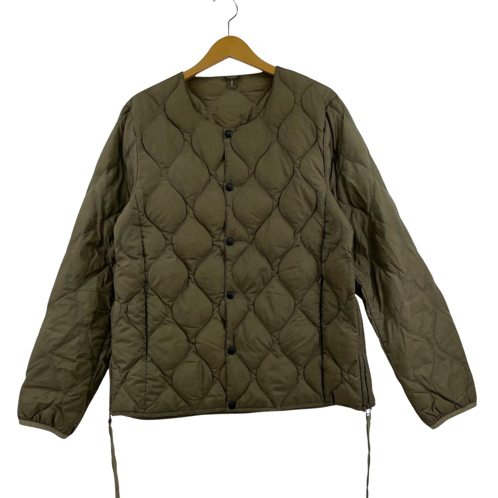 ジャケット F/CE×TAION PACKABLE INNER DOWN インナーダウン カーキ