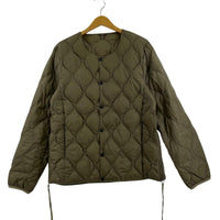 ジャケット F/CE×TAION PACKABLE INNER DOWN インナーダウン カーキ
