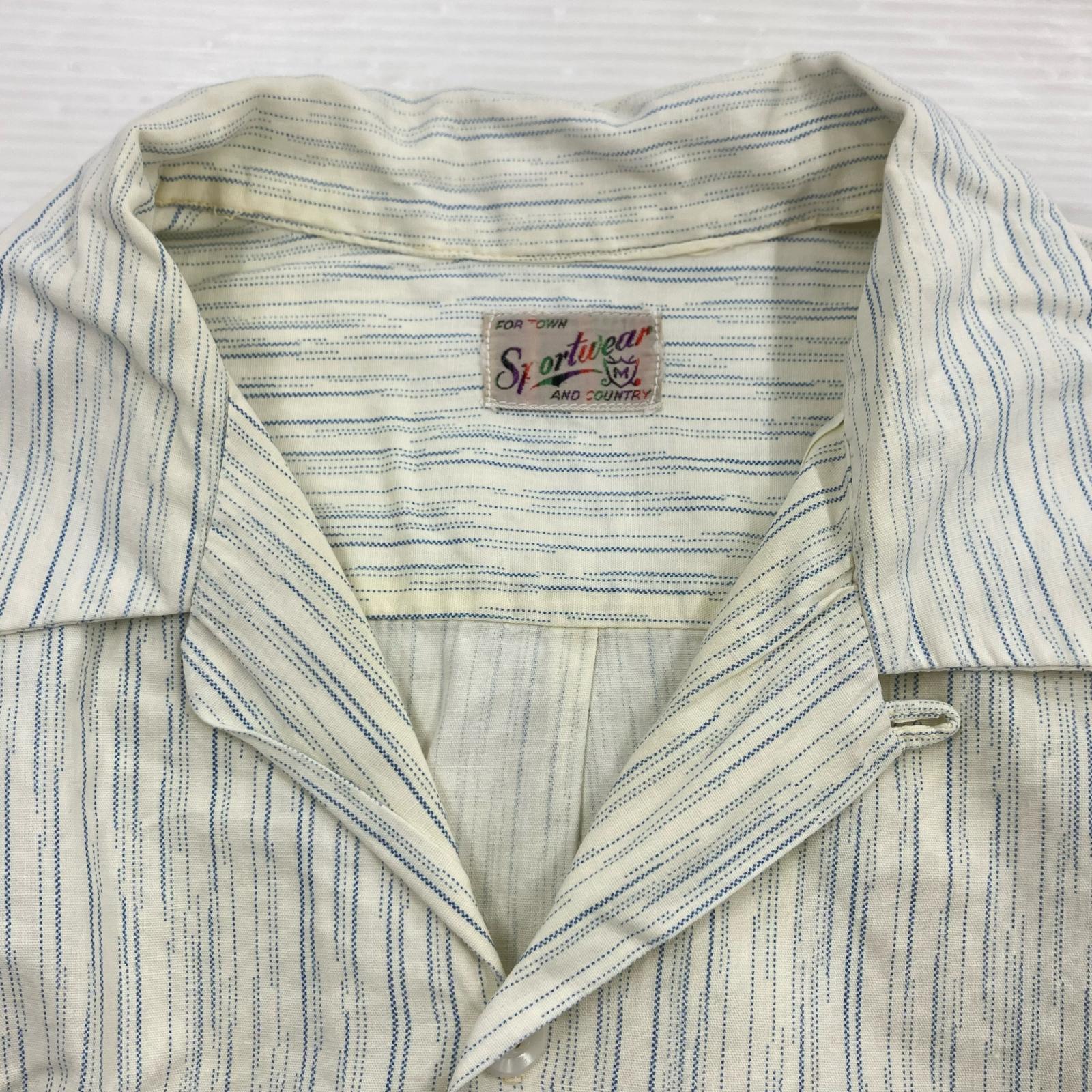 半袖シャツ 40s~ Sports wear S/S Open Coller Shirt