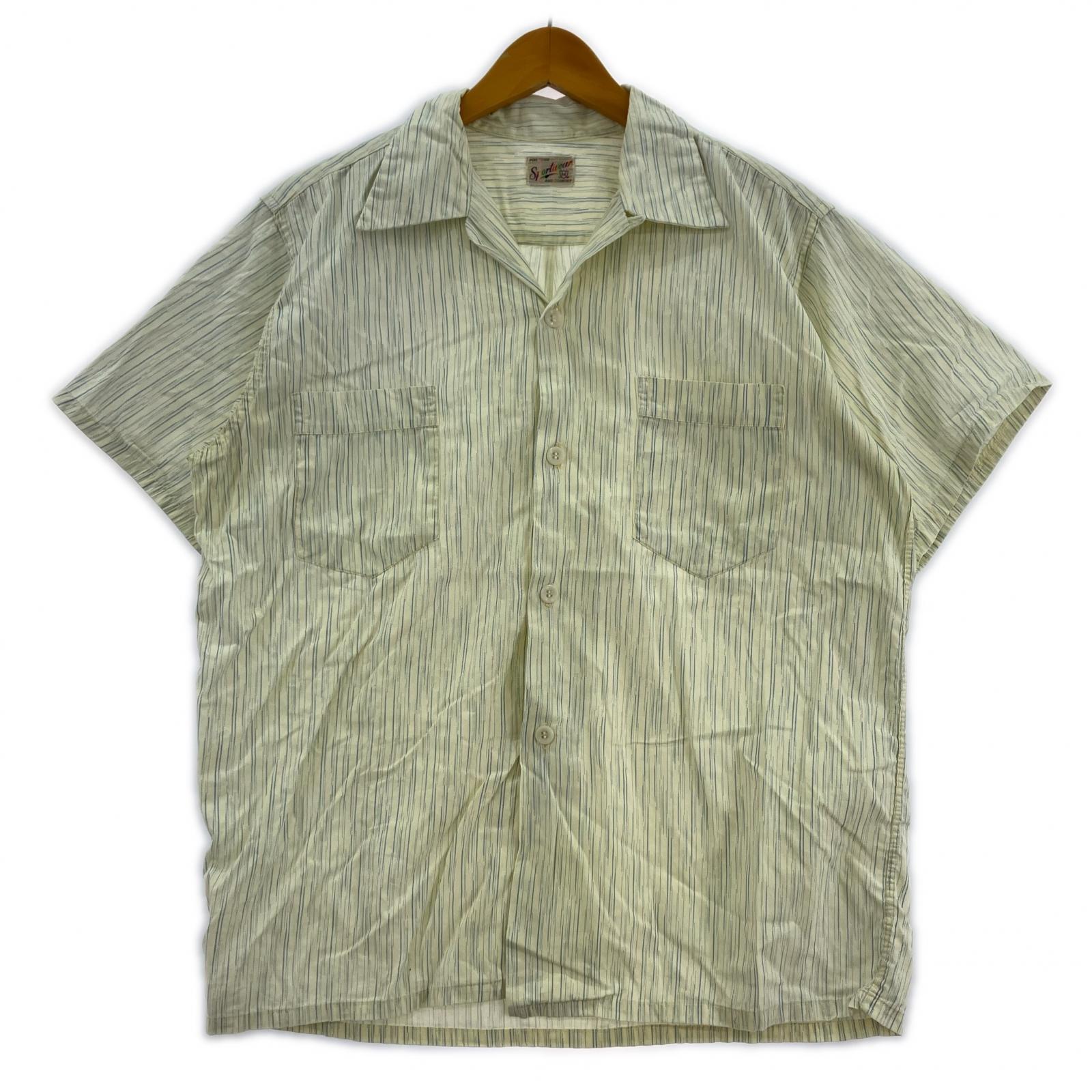 半袖シャツ 40s~ Sports wear S/S Open Coller Shirt
