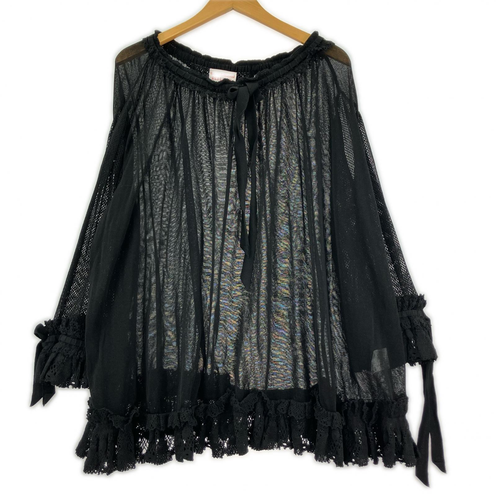 長袖Tシャツ メッシュ 黒 2 2 ブラック