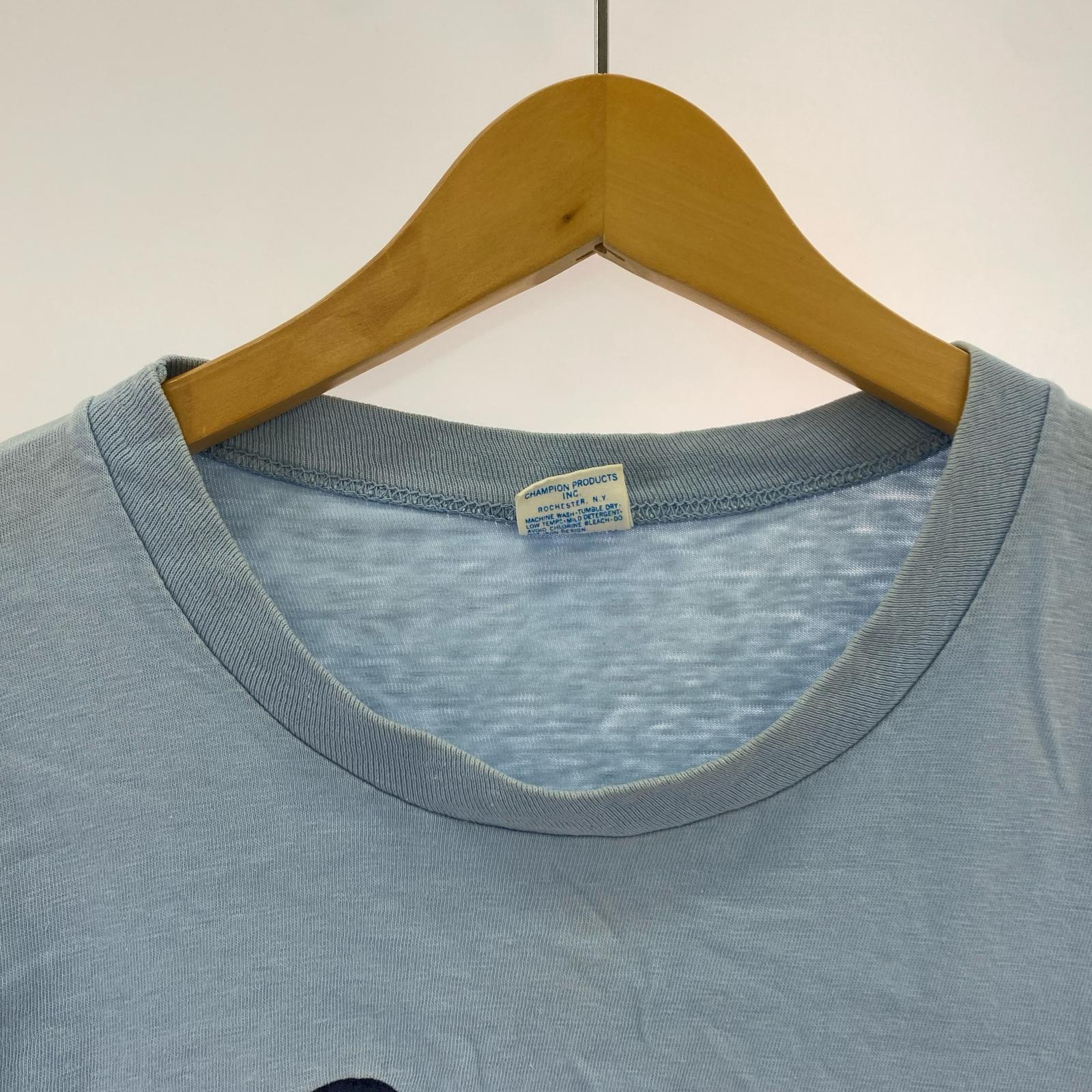 半袖Tシャツ 70s バータグ Coors 水色 (L) L