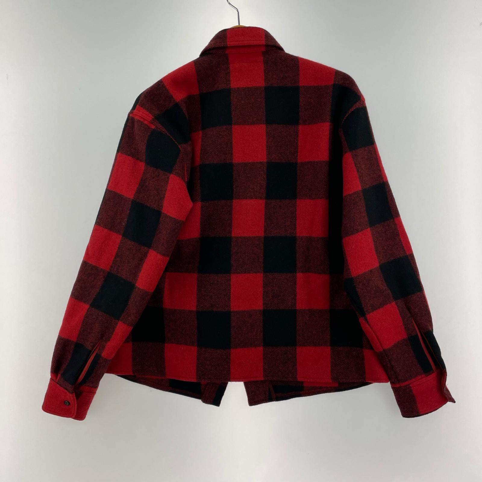 長袖シャツ A MACHINE Buffalo check Clown Shirt 1 1 レッド