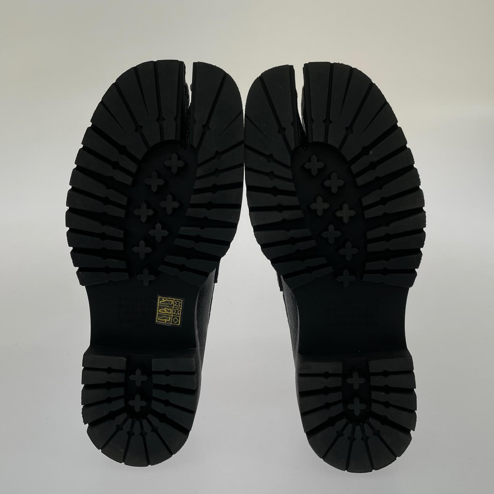 シューズ 25AW TABI COUNTY LOAFER クラック加工 43 ブラック