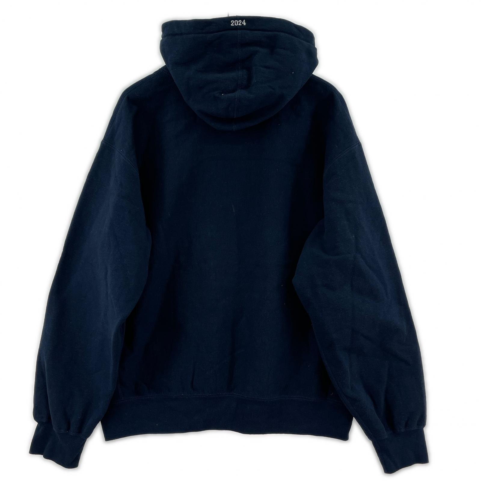 パーカー Box Logo Hooded Sweatshirt/Navy/L L ネイビー
