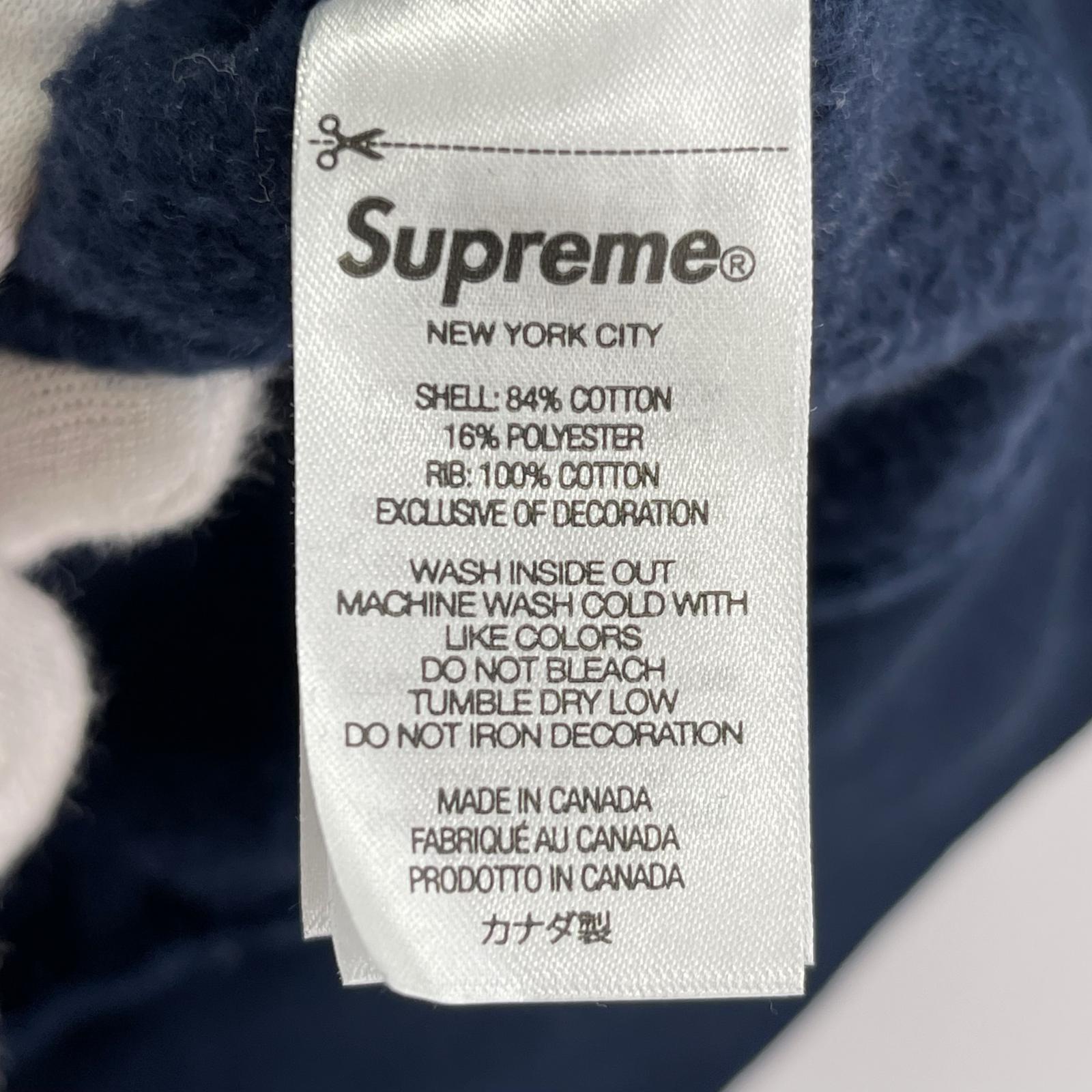 パーカー Box Logo Hooded Sweatshirt/Navy/L L ネイビー