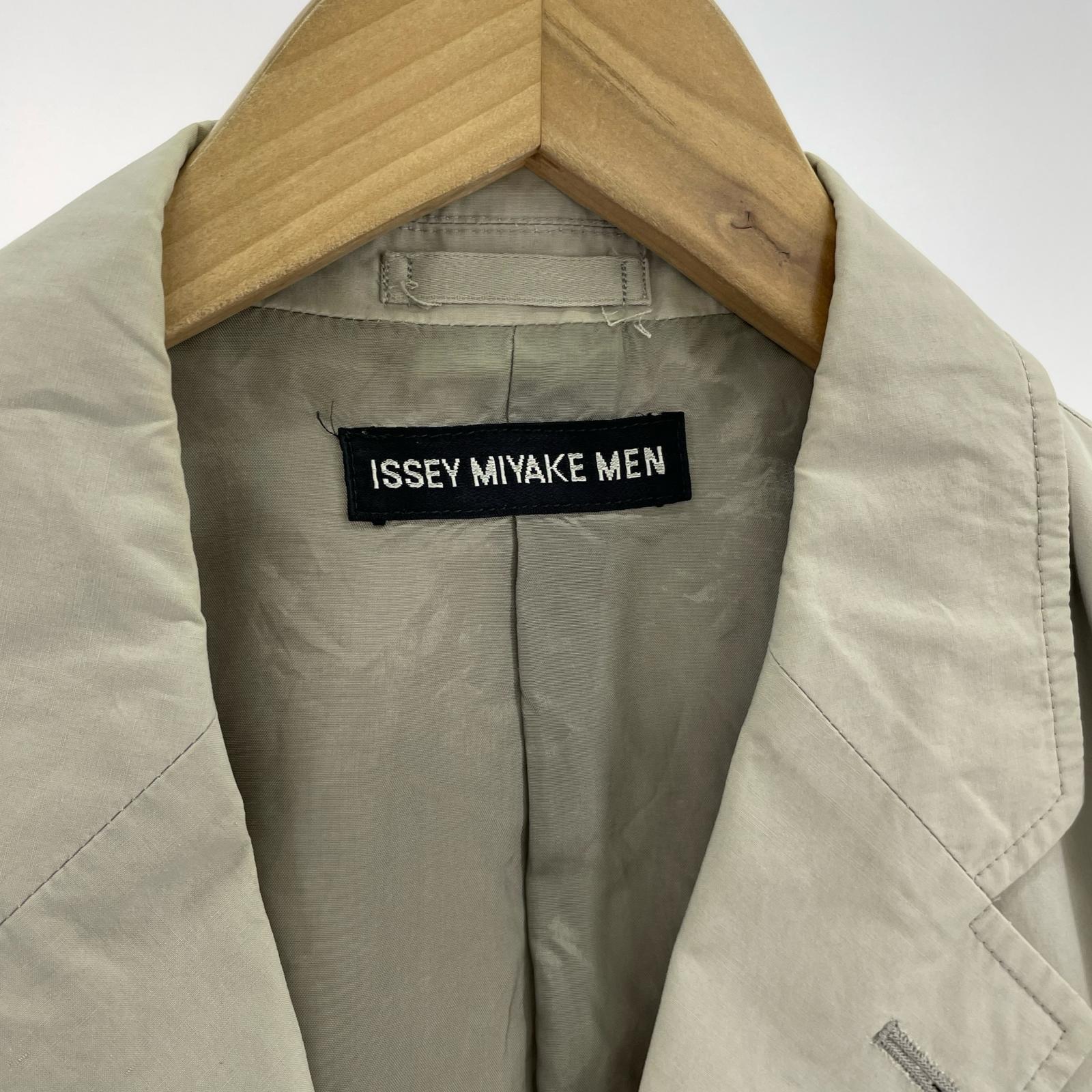 ジャケット ISSEY MIYAKE コットンジャケット 3 グレージュ
