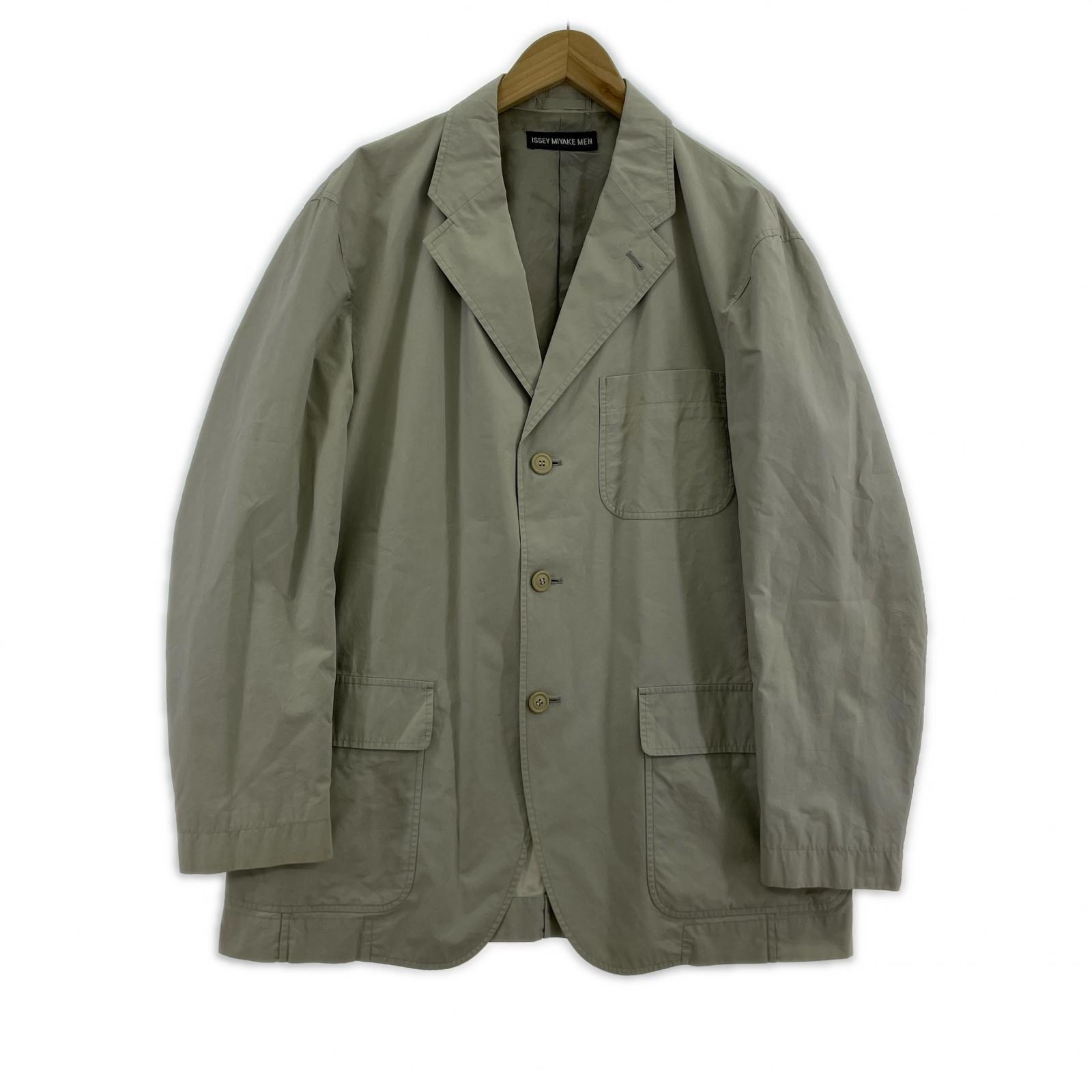 ジャケット ISSEY MIYAKE コットンジャケット 3 グレージュ