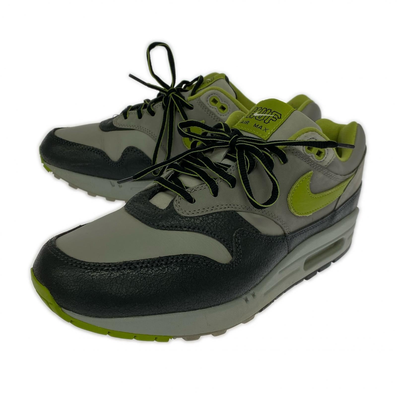 スニーカー ×HUF AIR MAX 1 PEAR/28cm 28cm (US10 UK9 1/2 EU46) グレー