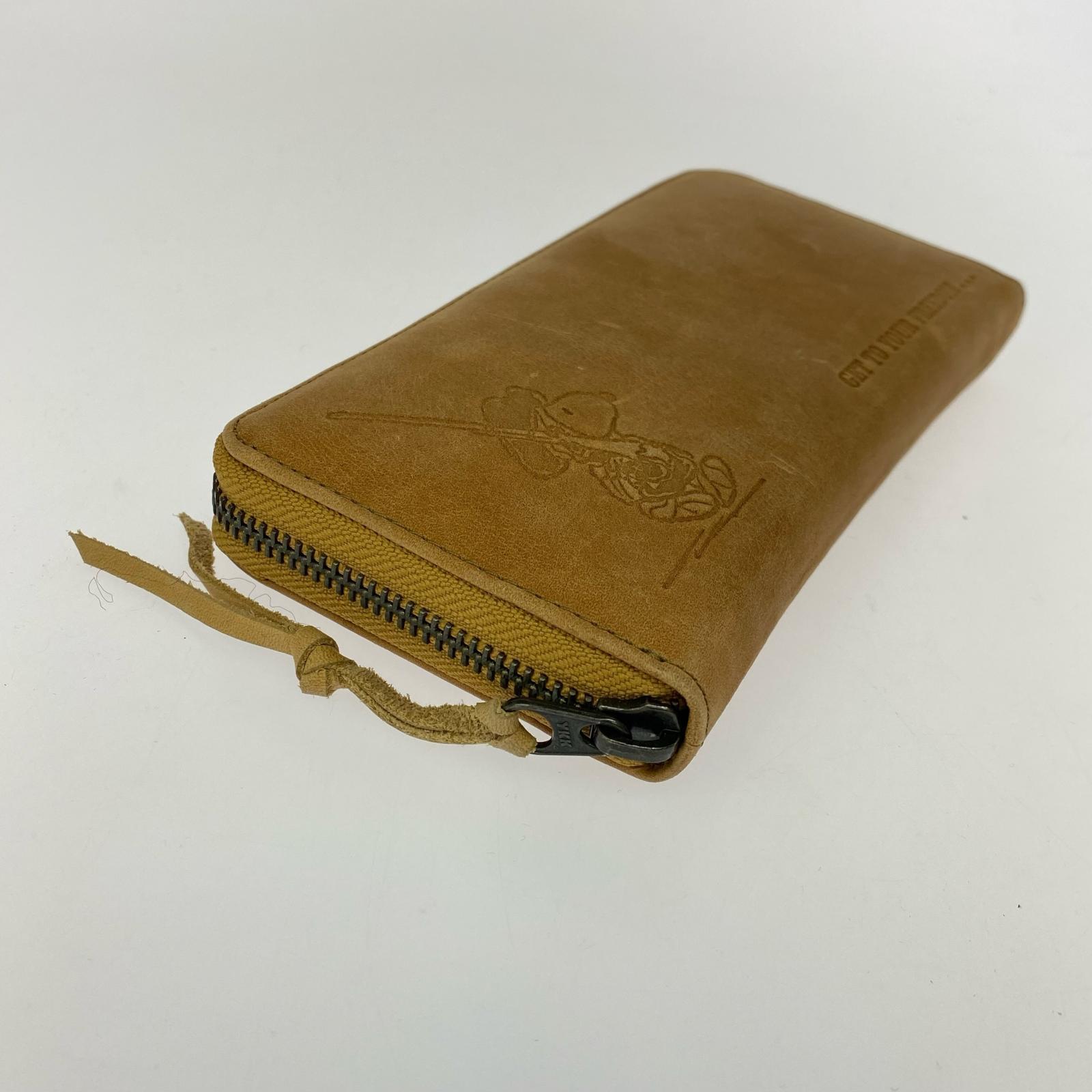 長財布 PEANUTS FREEDOM 財布 ブラウン