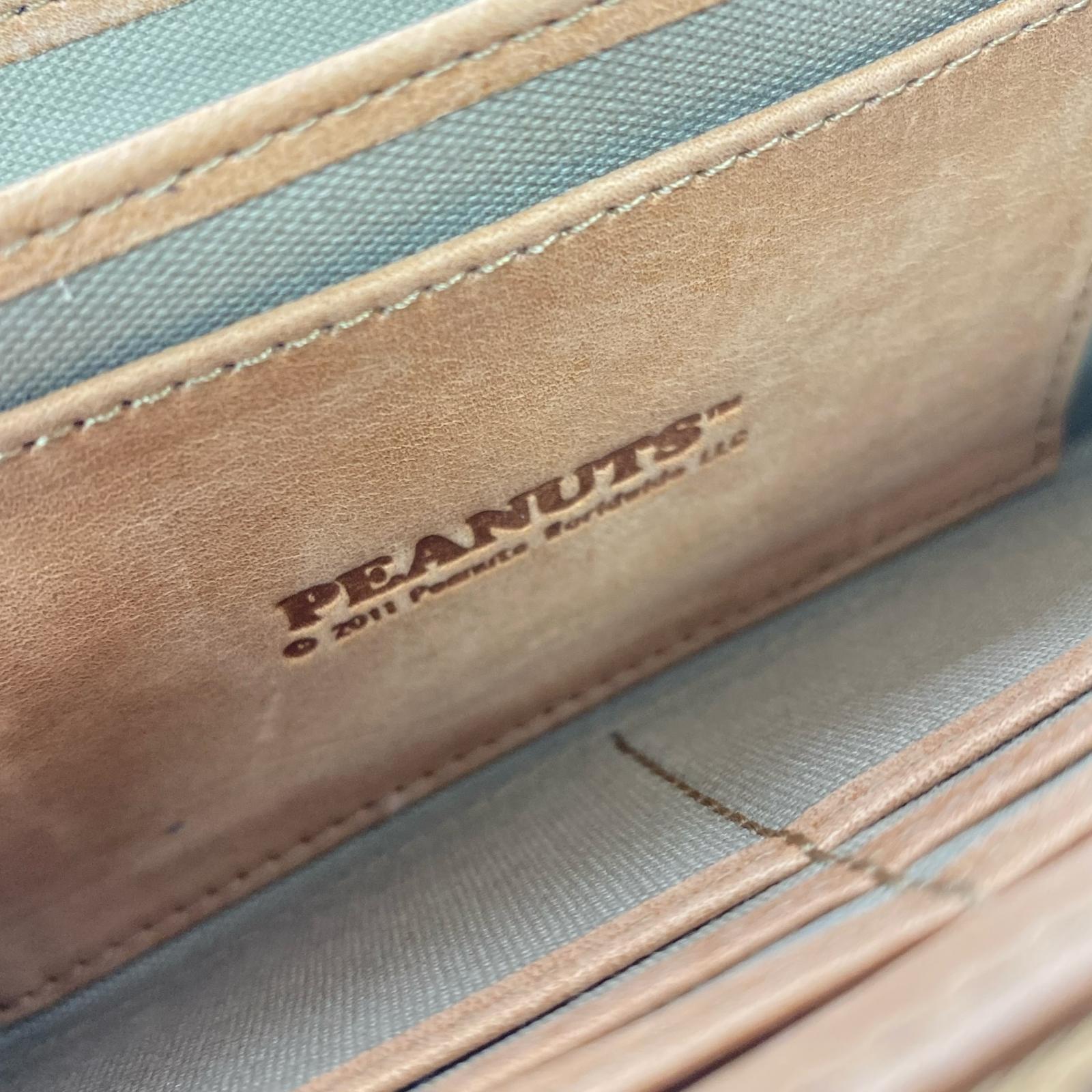 長財布 PEANUTS FREEDOM 財布 ブラウン