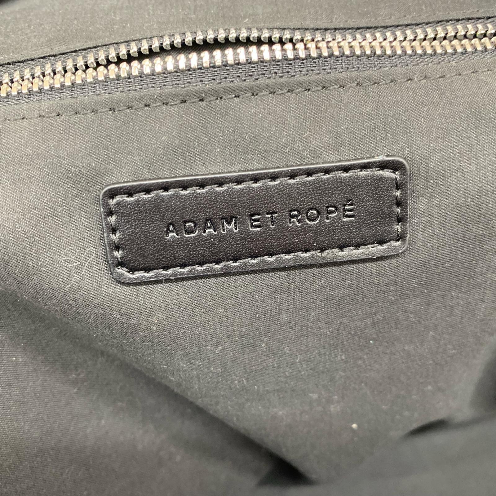 トートバッグ ADAM ET ROPE ロゴボストン ブラック