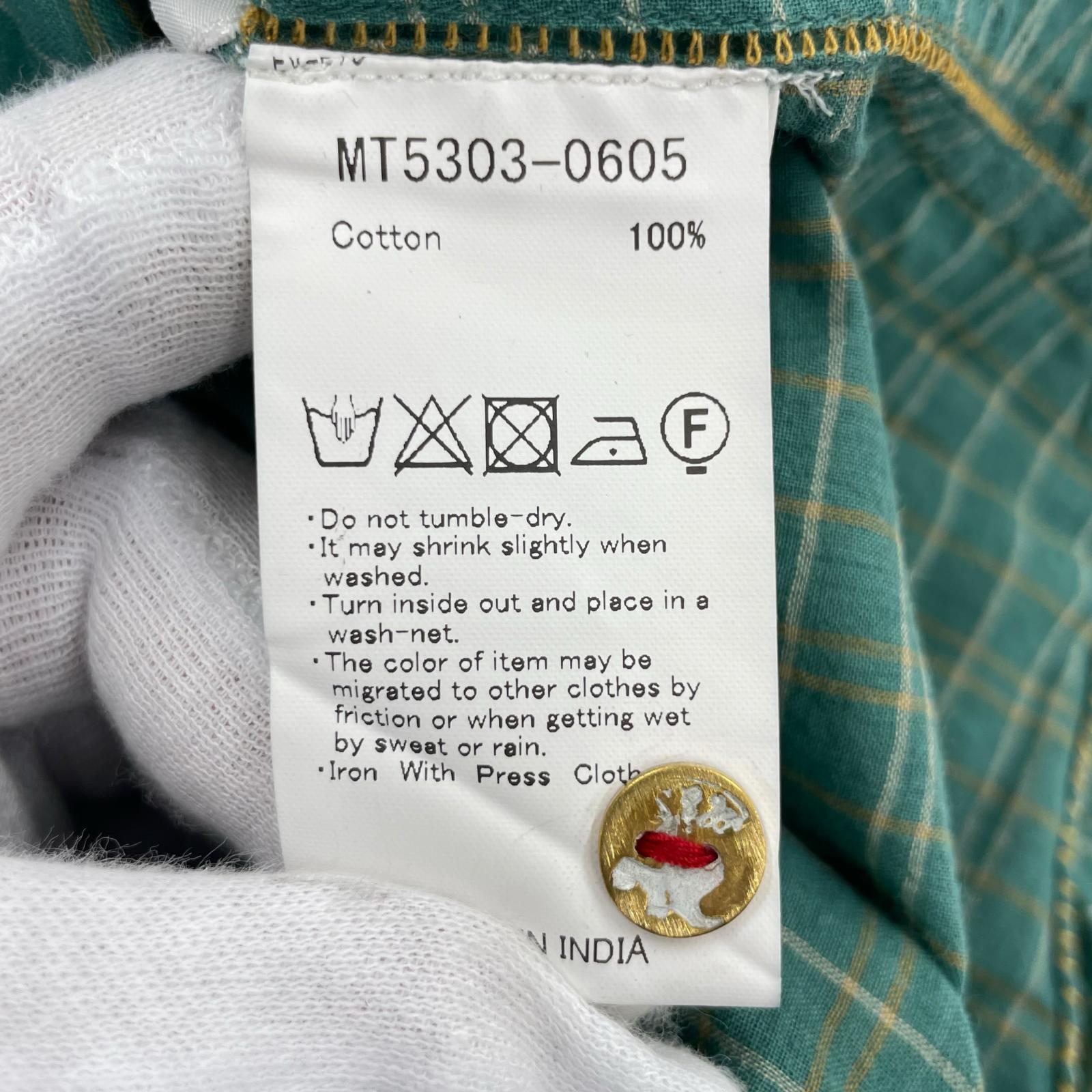 長袖シャツ 25AW GUPTA WESTERN SHIRTS 3 3 グリーン