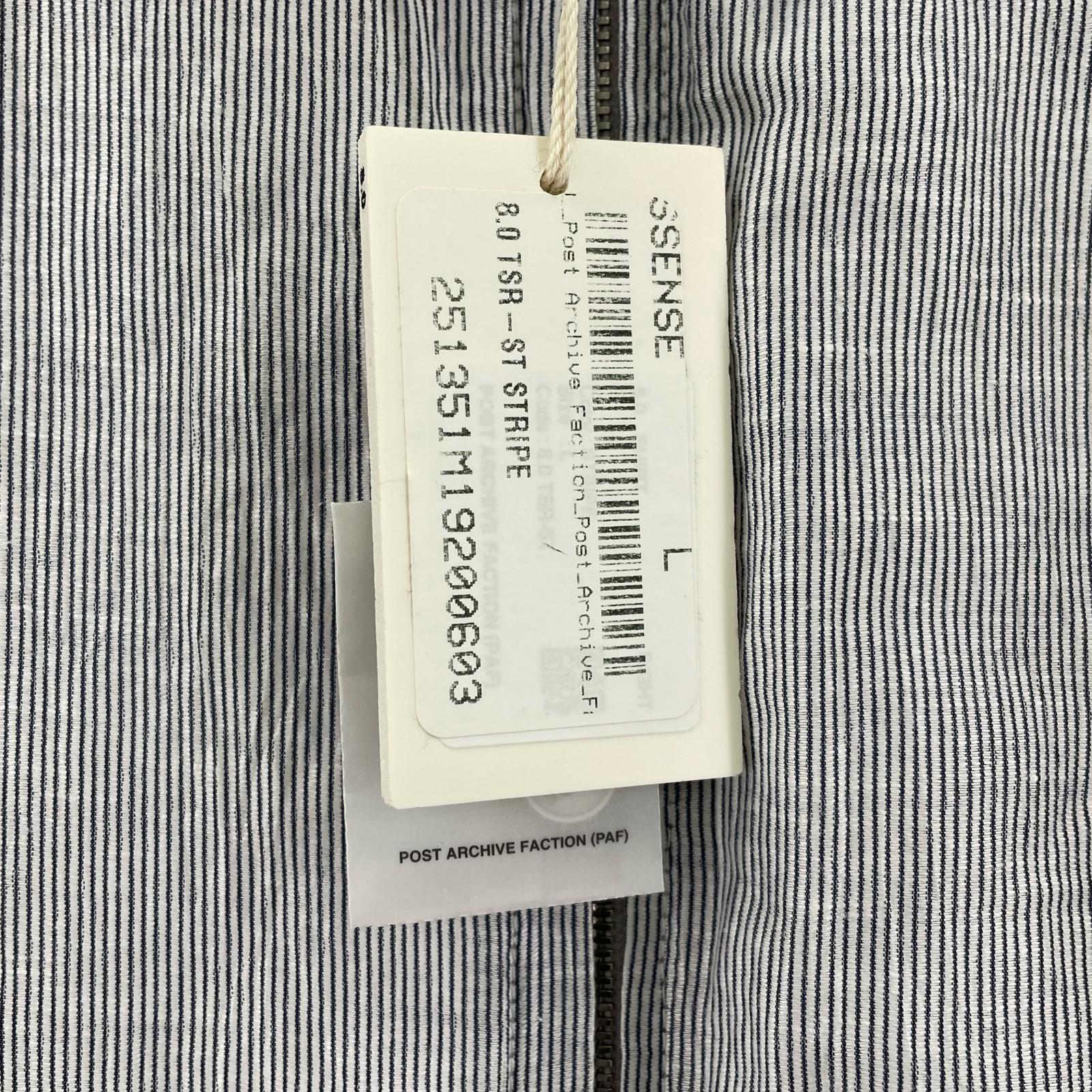 長袖シャツ POST ARCHIVE FACTION 8.0 Right shirt サイズL ブルー タグ付 L ブルー
