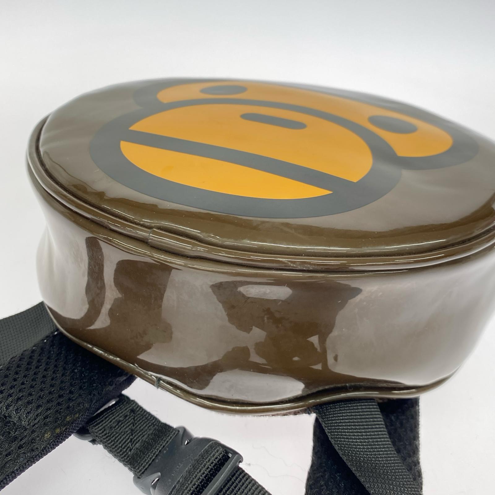 リュック・デイパック A BATHING APE BABYMILO エナメルリュック ブラウン ブラウン