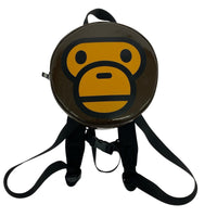 リュック・デイパック A BATHING APE BABYMILO エナメルリュック ブラウン ブラウン