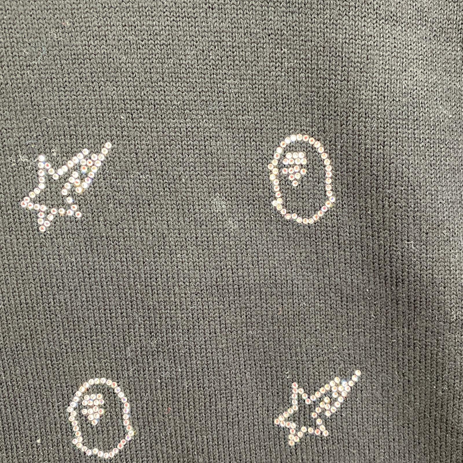 ニット A Bathing Ape ブラック ニットセーター M ブラック