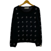 ニット A Bathing Ape ブラック ニットセーター M ブラック
