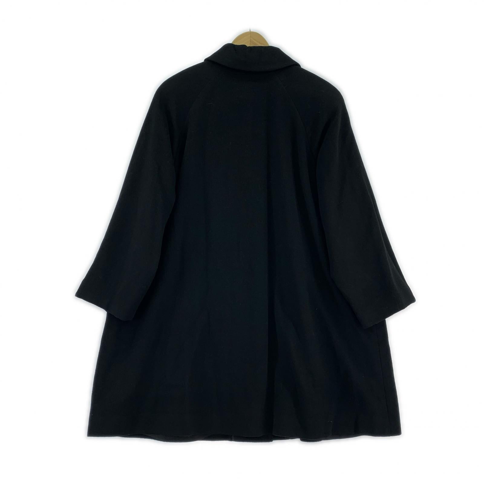 ジャケット カシミアコート 黒 ブラック
