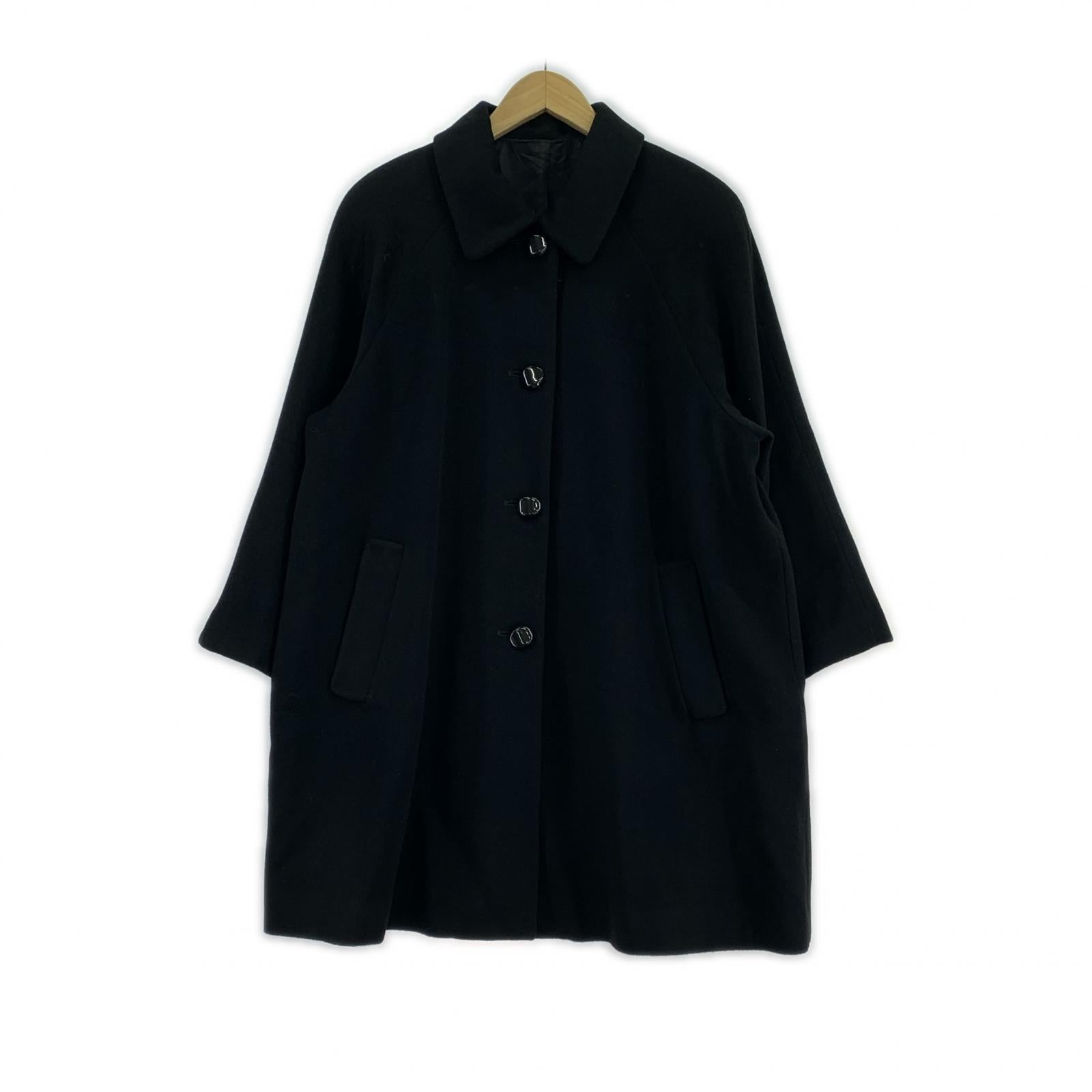 ジャケット カシミアコート 黒 ブラック