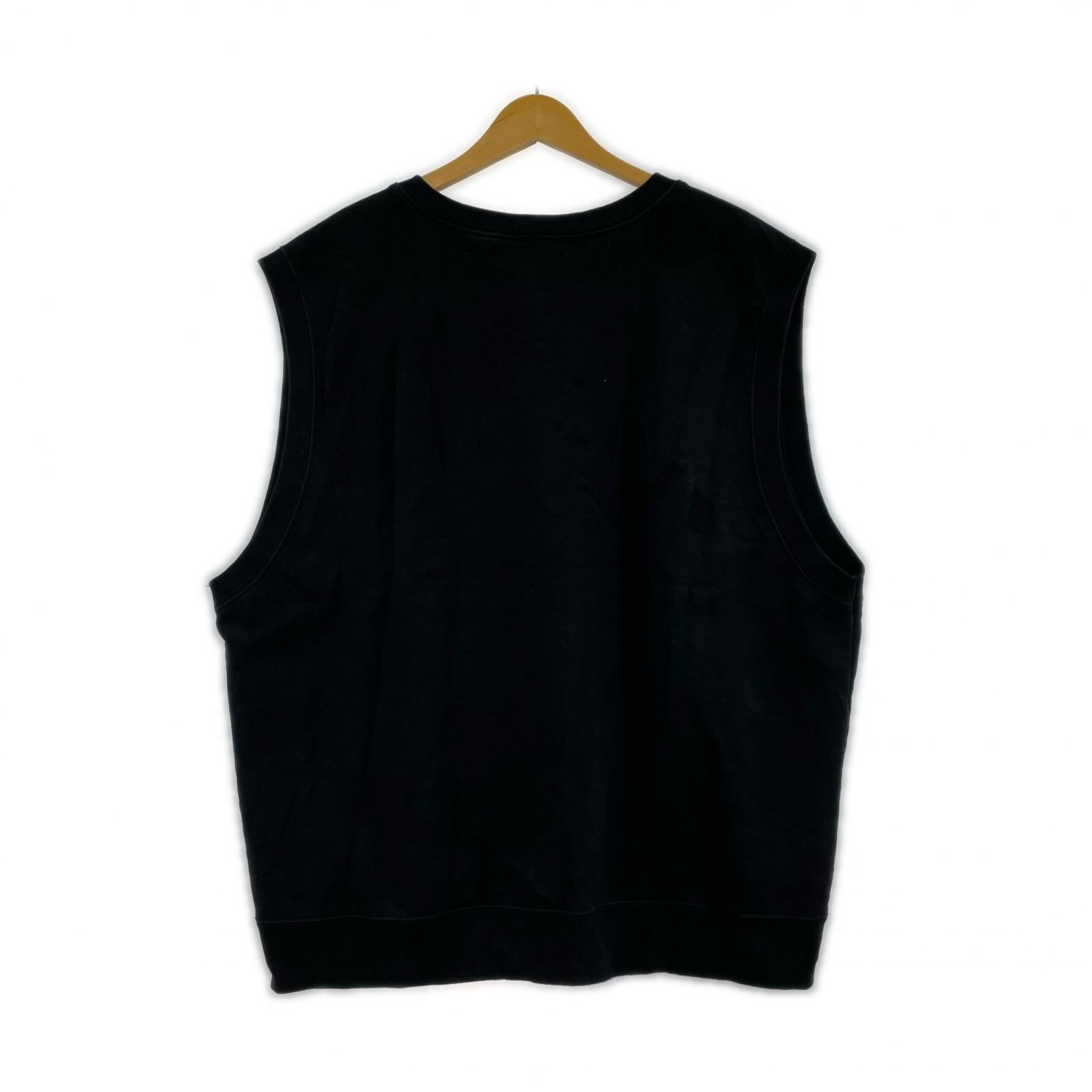 タンクトップ 23SS Sweatshirt Vest (XL) ブラック