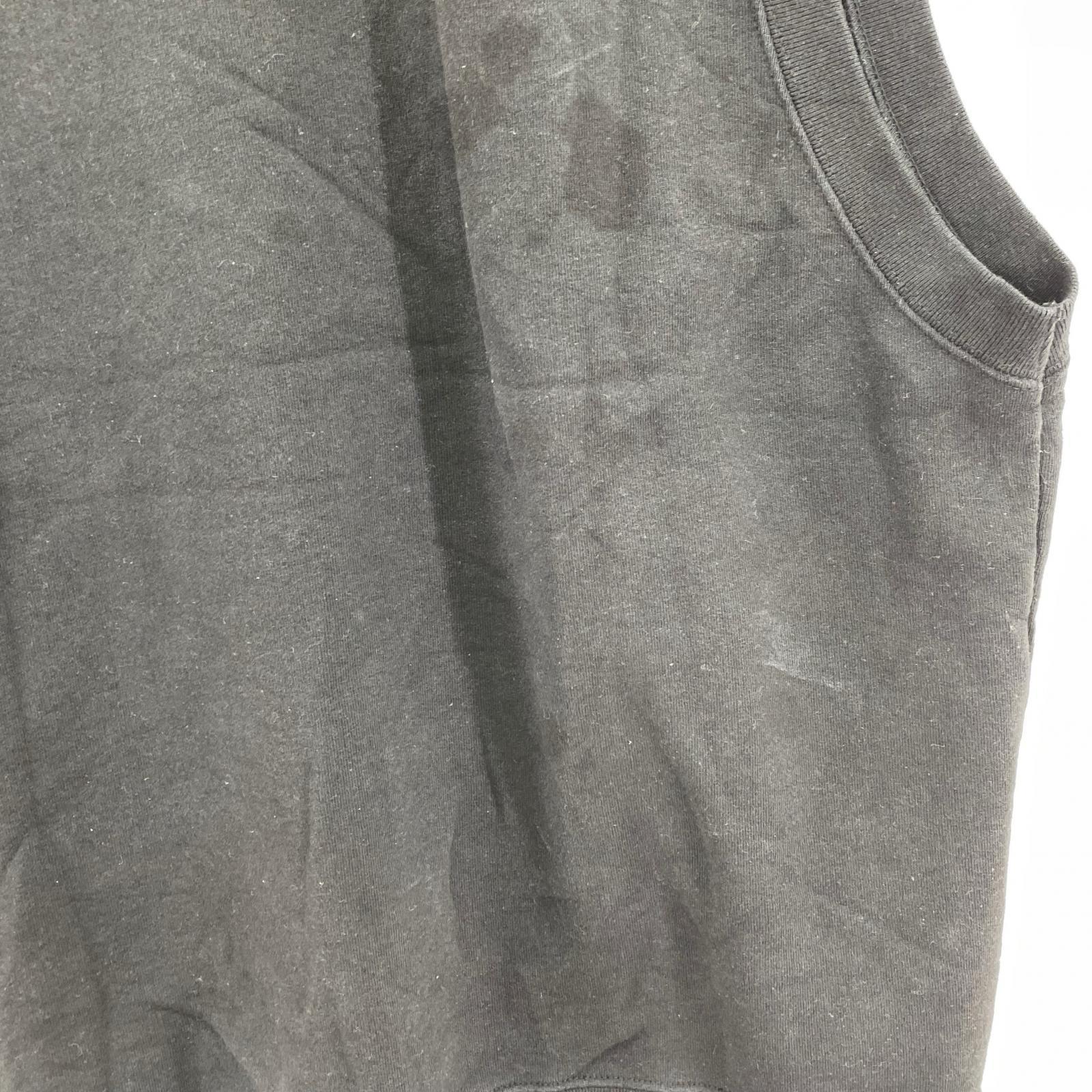 タンクトップ 23SS Sweatshirt Vest (XL) ブラック