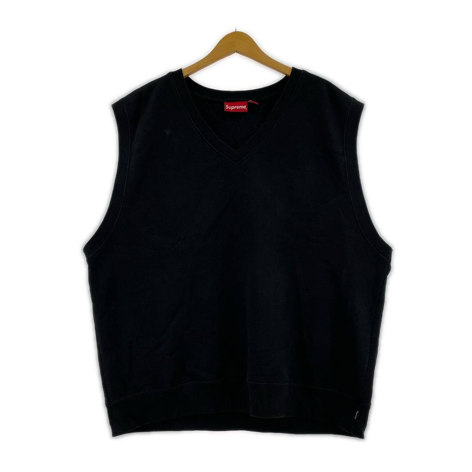 タンクトップ 23SS Sweatshirt Vest (XL) ブラック