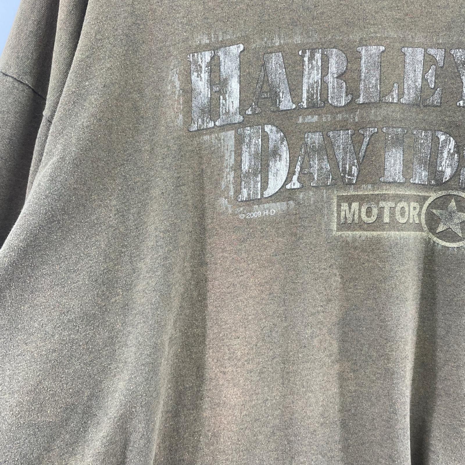 長袖Tシャツ USA製 カーキ