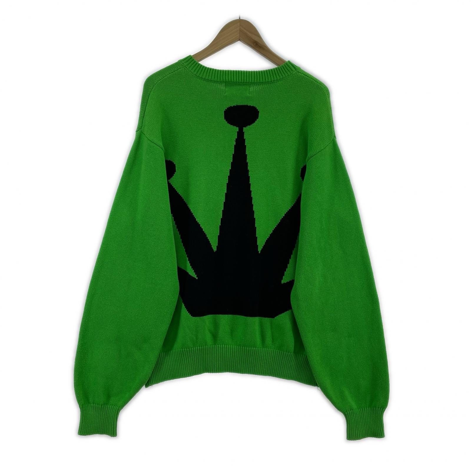 ニット 22SS Bent Crown Sweater L GRN L グリーン