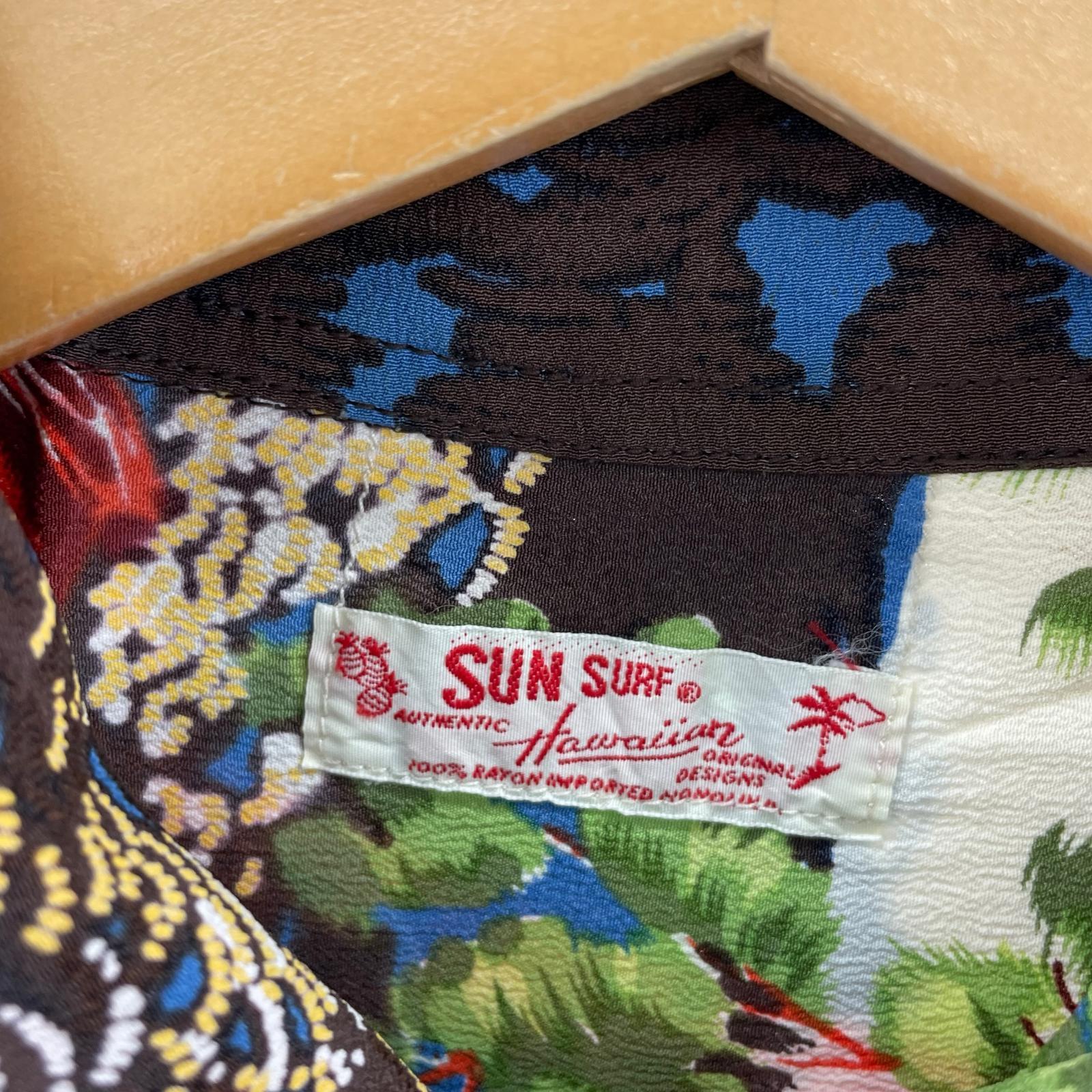 半袖シャツ SUN SURF 半袖シャツ ブラウン