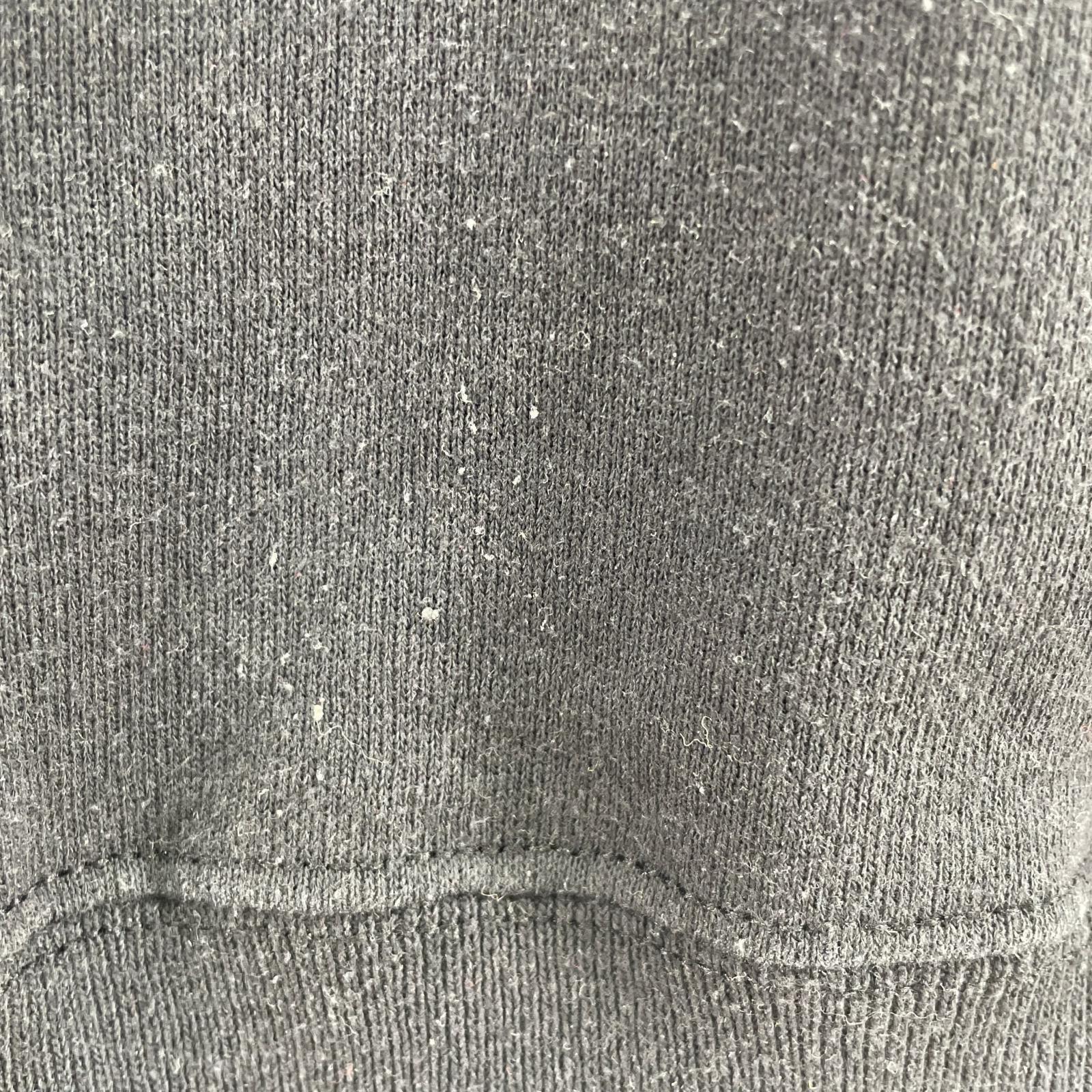 スウェット Hanes 90s レーシングプリント 黒(L) L ブラック