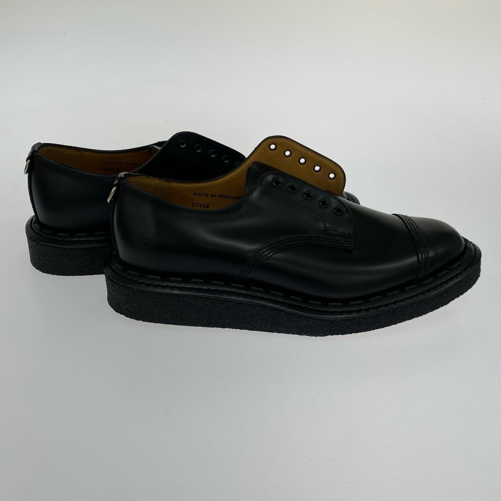 シューズ SANDERS×George Cox ミリタリーダービーシューズ UK6 1/2 ブラック ブラック