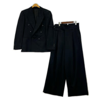 ジャケット GROSGRAIN ダブルブレストデザインセットアップ サイズ2/2 ブラック 2 ブラック