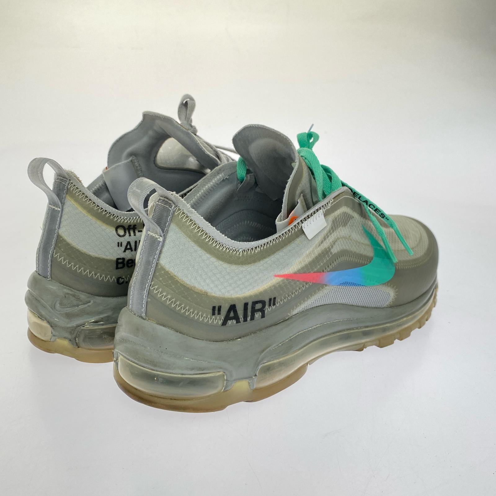 スニーカー ×OFF WHITE AIR MAX 97 Grey 27.5cm 27.5cm (US9 1/2 UK9 EU45) グレー