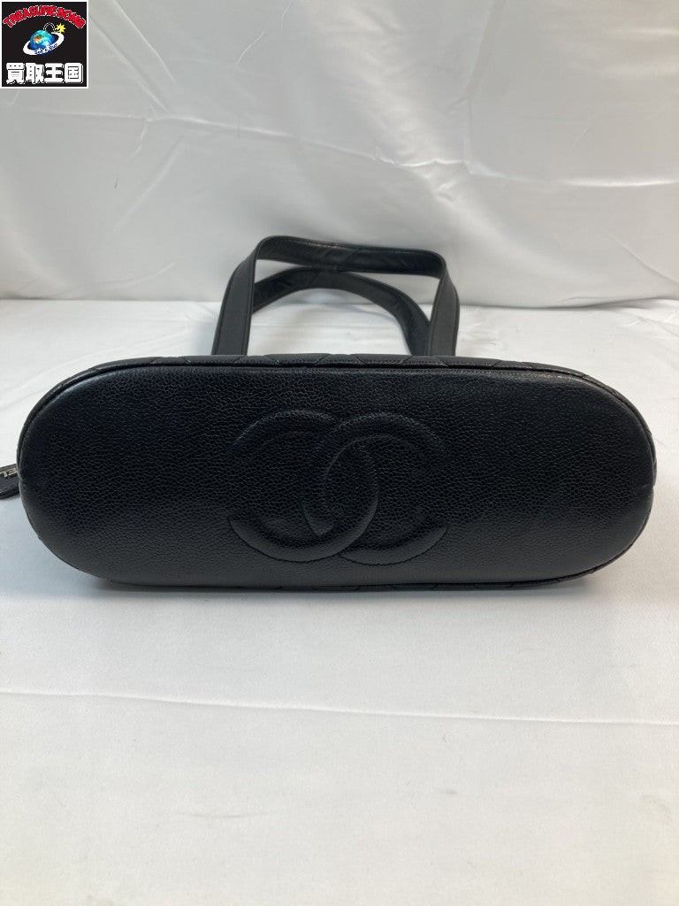 CHANEL 底面ココマーク キルティング 黒