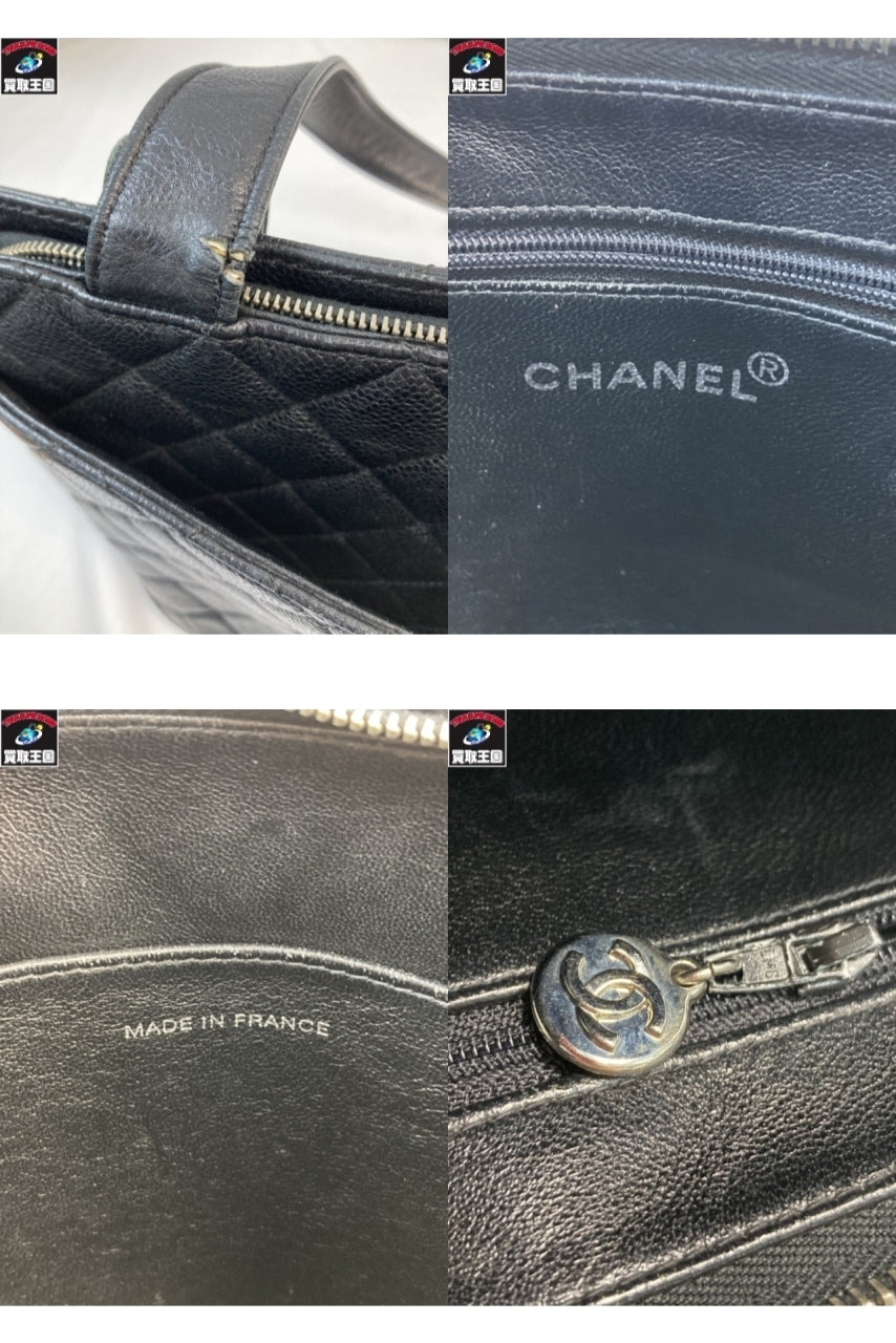 CHANEL 底面ココマーク キルティング 黒