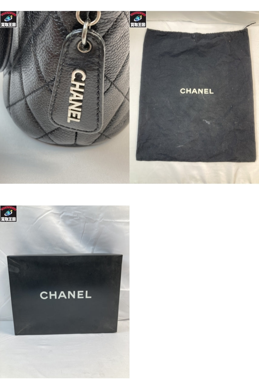 CHANEL 底面ココマーク キルティング 黒