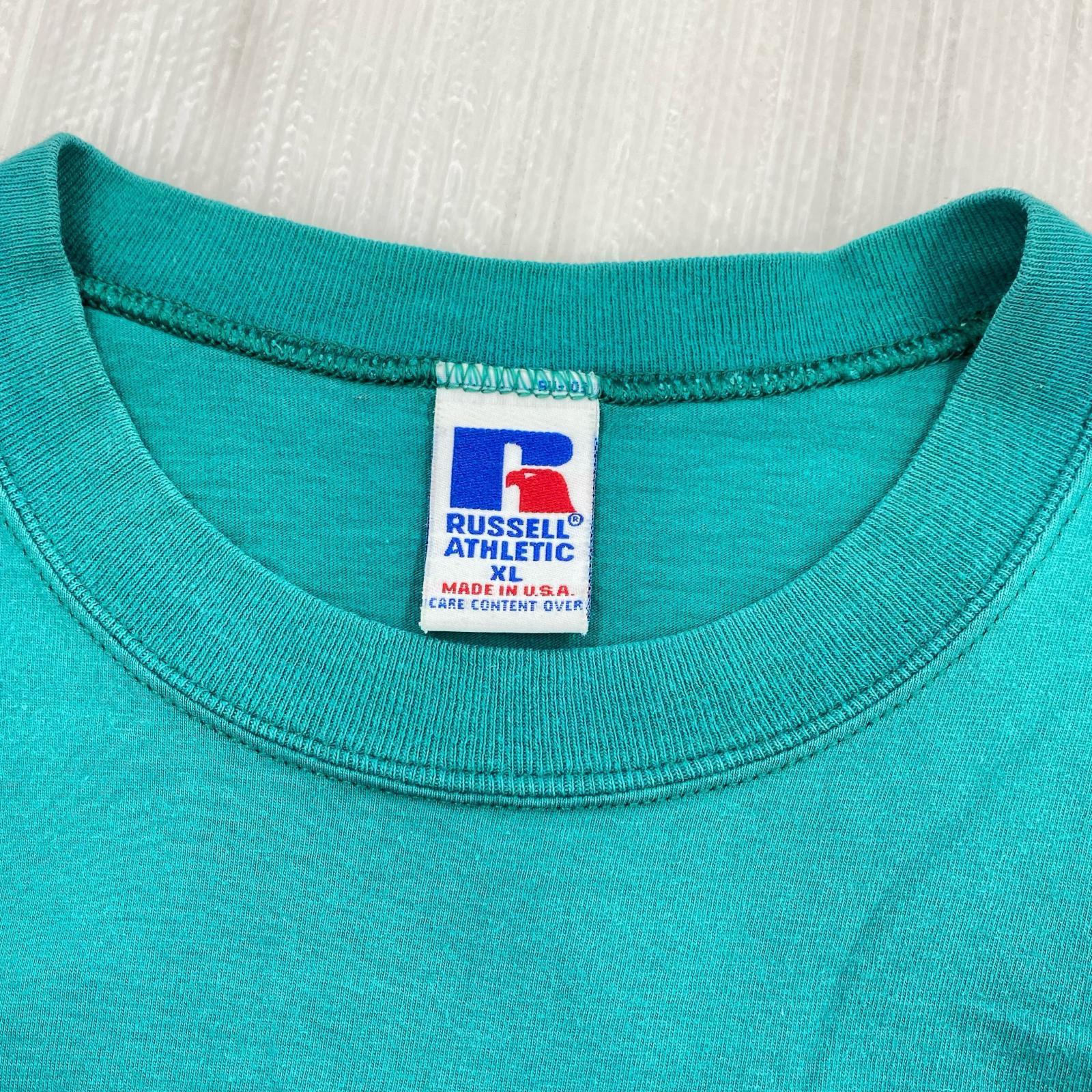 長袖Tシャツ RUSSELL ATHLETIC USA製 グリーン