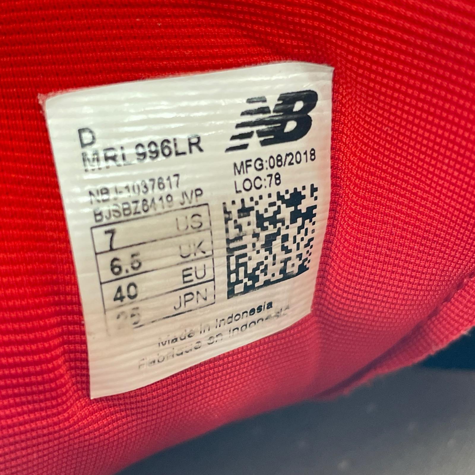 スニーカー MRL996LR 25cm 赤 25cm (US7 UK6 1/2 EU40) レッド