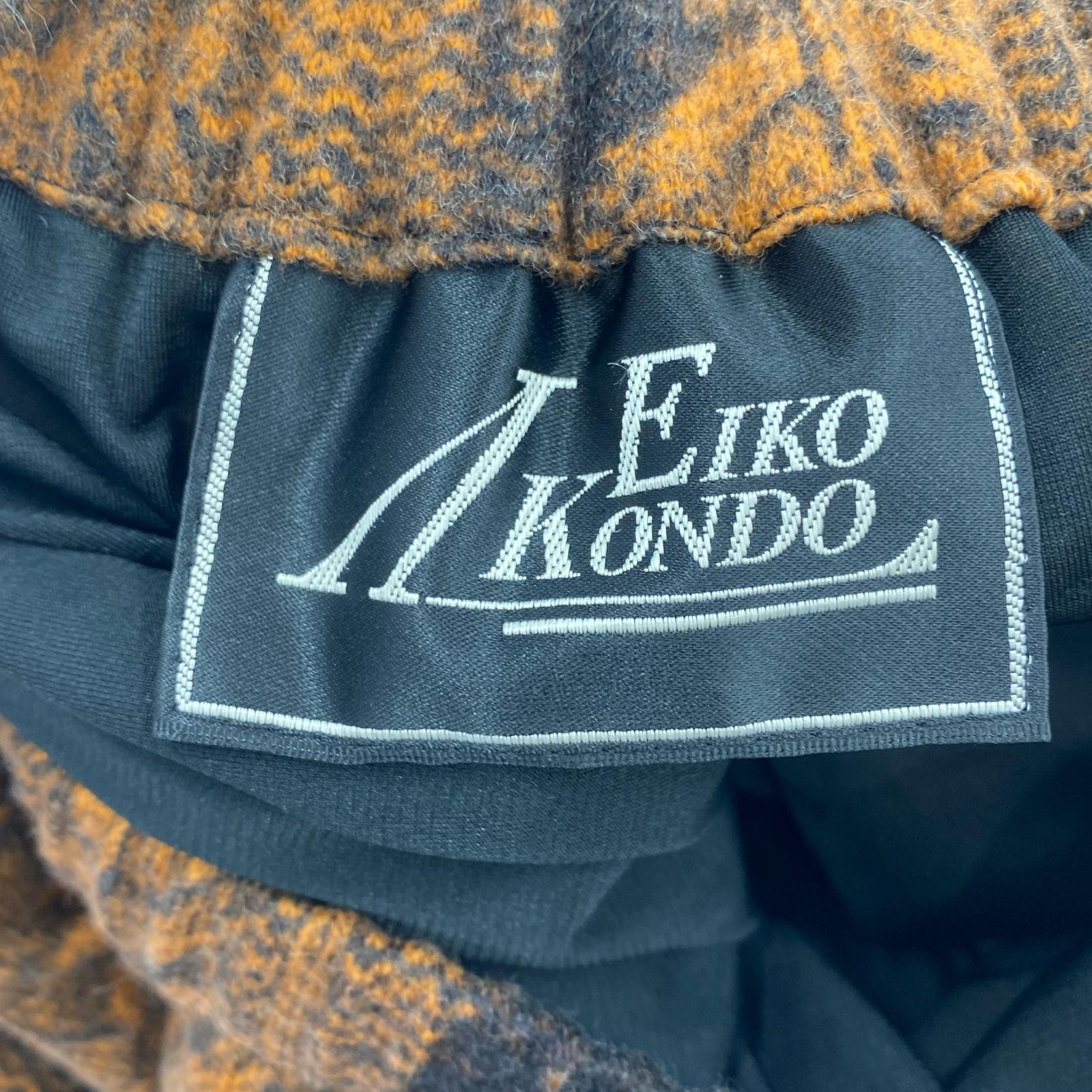 ロングスカート EIKO KONDO ニット素材 オレンジ フリー オレンジ