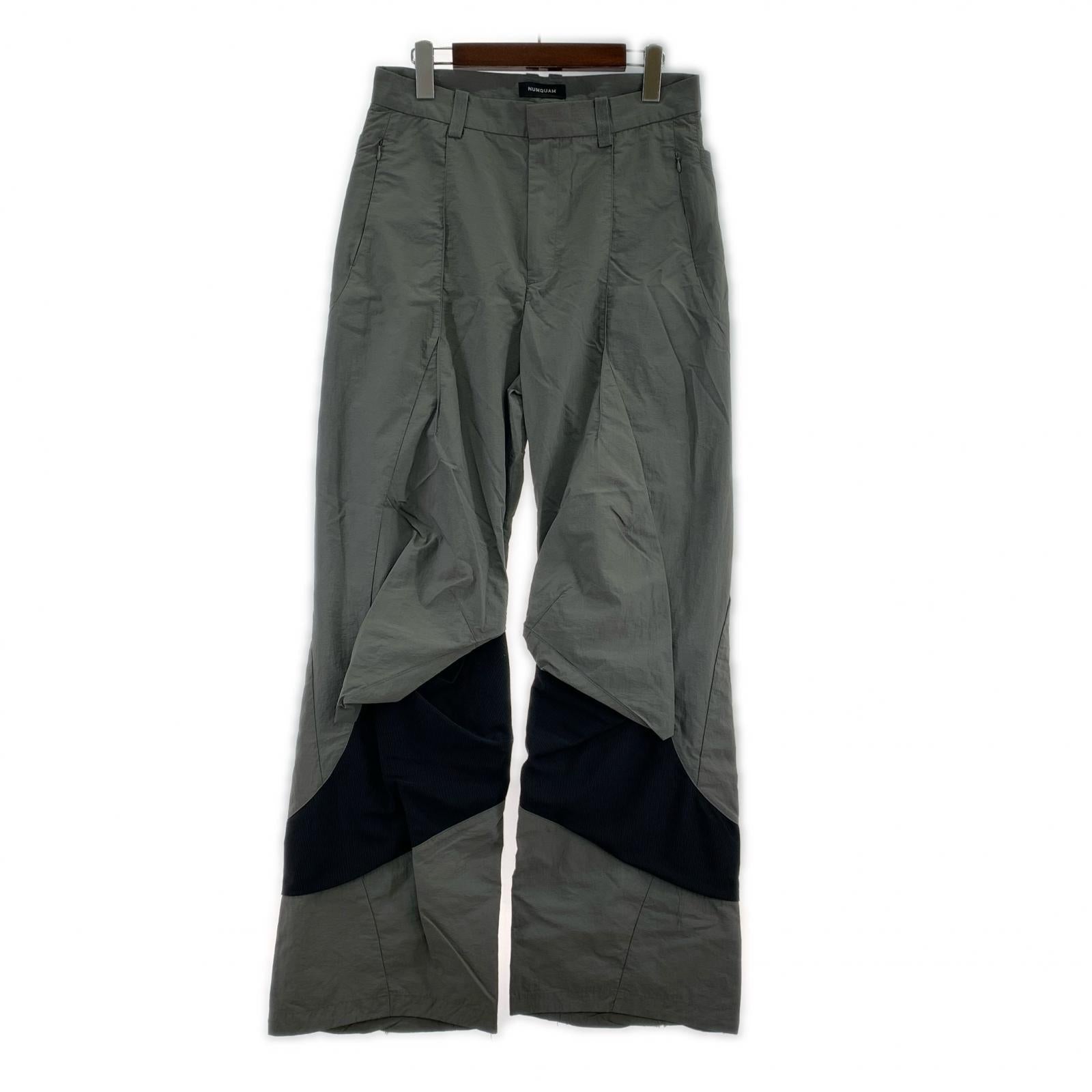 パンツ numquam gear tech flare trousers 2 グレー