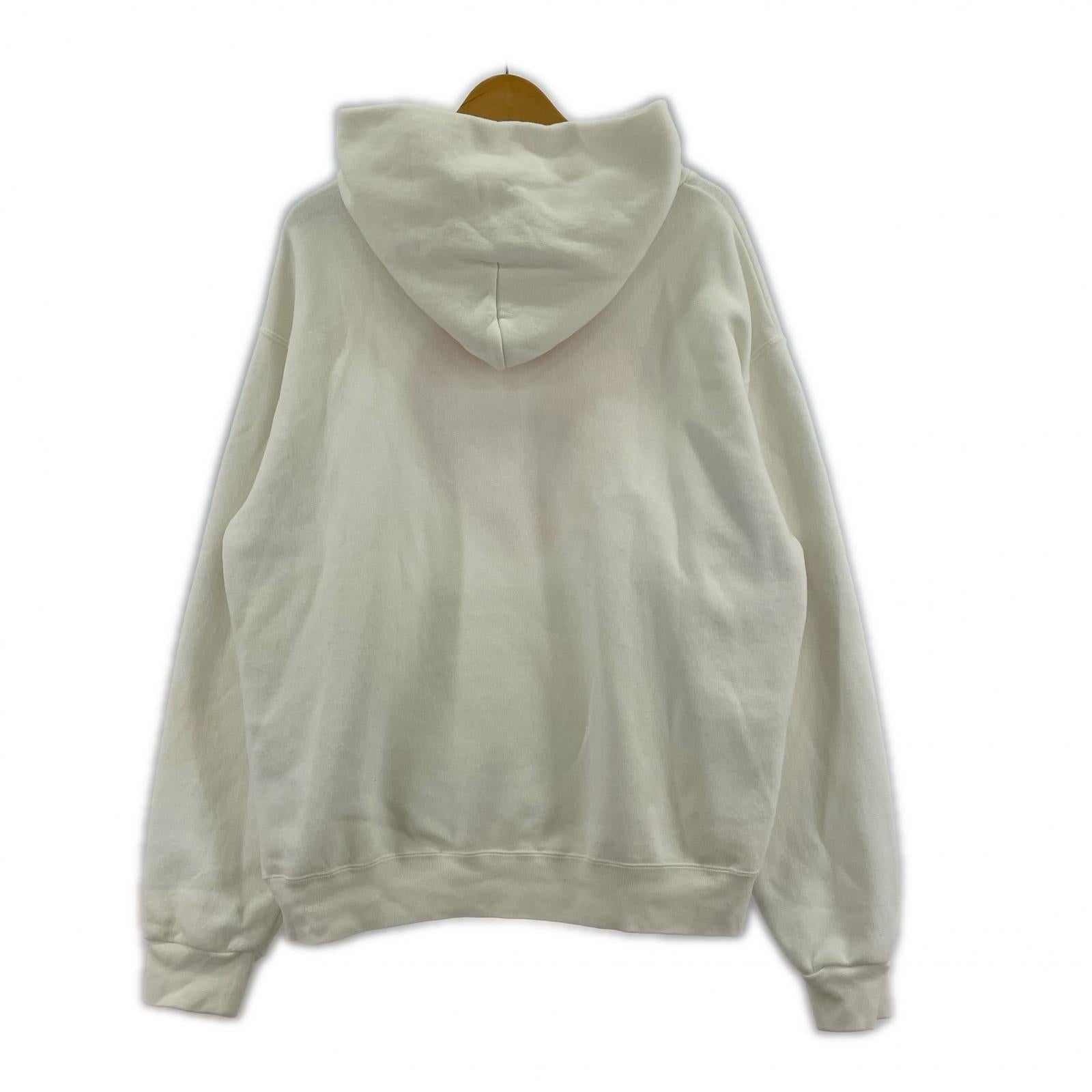 パーカー L/SPOロゴパーカー WHT L ホワイト