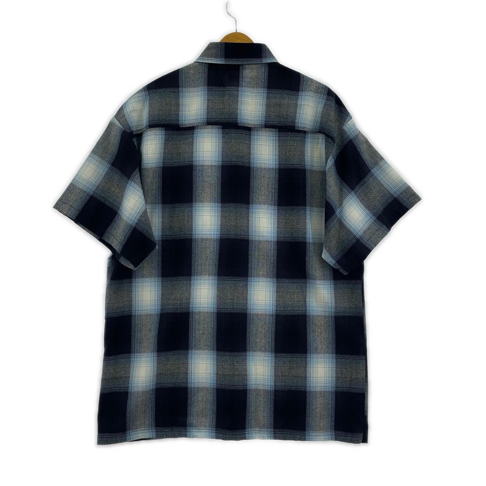 半袖シャツ Caltop S/Sオンブレチェックシャツ M M マルチカラー